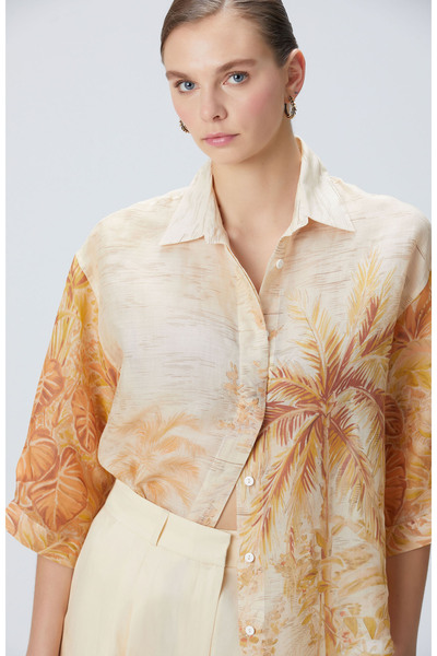 Network Limited Sarı Desenli Gömlek