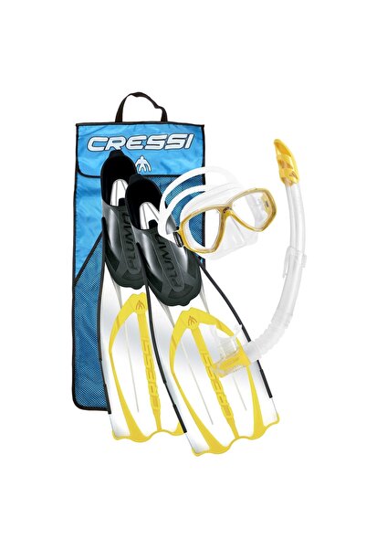 Cressi Pluma Bag Palet Maske Şnorkel Set, 39-40
