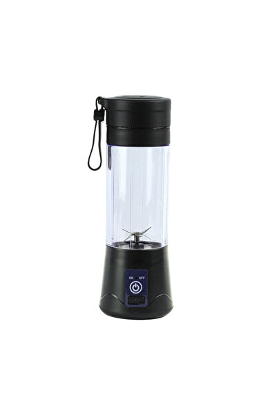 Rotixfy Blender portabil reîncărcabil USB, storcător cu 10 lame, capacitate 500 ml, design elegant, negru