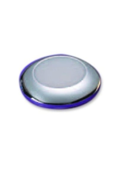 DM Tavan Lambası Beyaz-Kırmızı Ledli 12V Krome 80mm