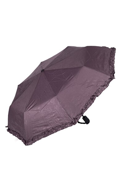 Marlux Mor Gizli Çiçek Desenli Tam Otomatik Kadın Şemsiye M21mar5246lr005