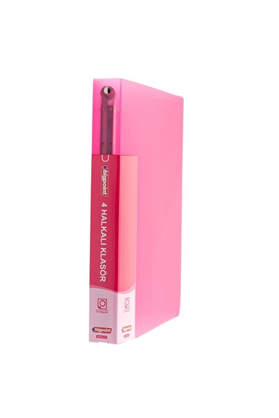 Bigpoint 4 Ring Folder Red x 6 Pieces