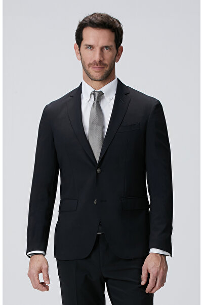 Network Siyah Yün Ceket