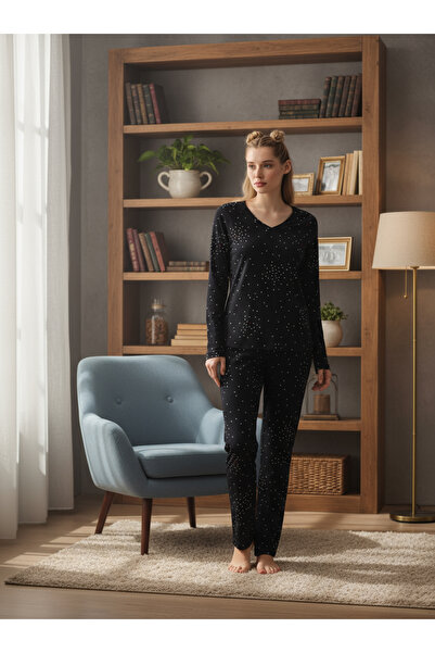 Blackspade Kadın Pijama Takımı 51945 - Baskılı