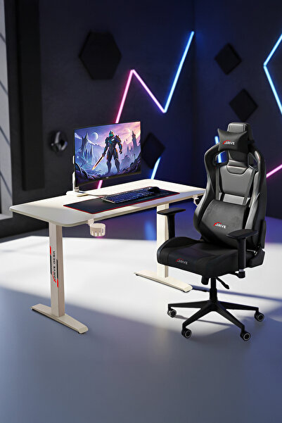 XDrive Rüzgar Oyuncu Masası Beyaz (140x60)