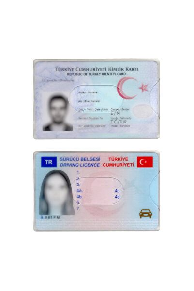 Bigpoint Kimlik, Ehliyet Kabı Sert PP Şeffaf 86x54mm (Yerli Üretim) x 50 Adet