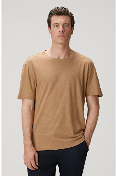 Network Vizon Keten Karışımlı T-shirt