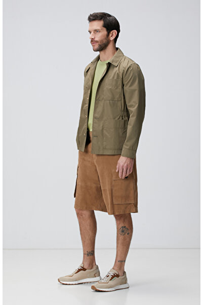 Network Camel Deri Chino Şort