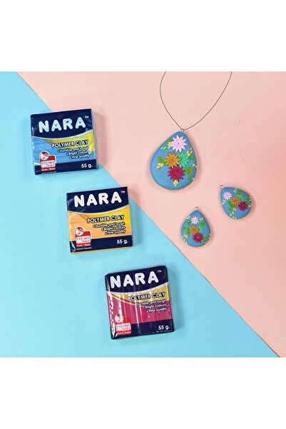 NARA Polimer Kil 55 Gram PM26 Sky Blue 6'lı Şirink