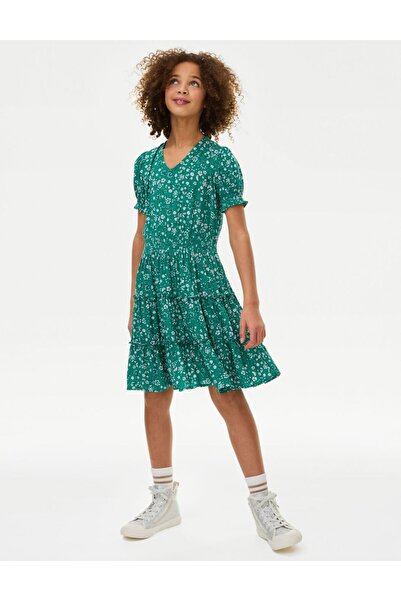 Marks & Spencer Kısa Kollu Mini Elbise (6-16 Yaş)