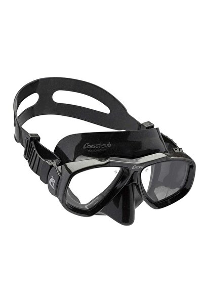 Cressi Crs Dn285050 Marea Maske, Unisex, Şeffaf/siyah