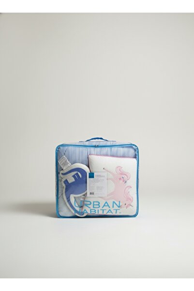 Bee Home Amax Blue | 8-Piece Single Cotton Duvet Set