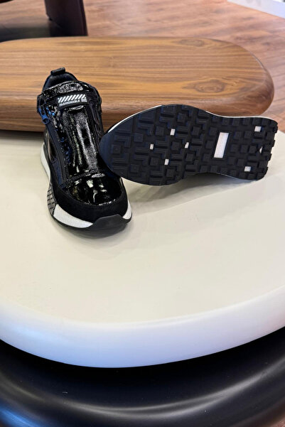 Paulo 1097 SİYAH CİLT FERMUARLI HAKİKİ DERİ ERKEK BOT