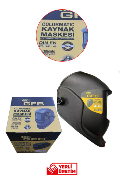 GFB Kolormatik Kaynak Maskesi | Otomatik Kararan Profesyonel Maske