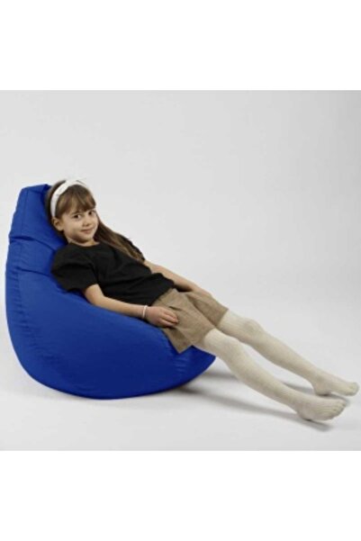 Pufrelax Fotoliu puf copii, Nirvana Light Pufrelax, Material Impermeabil - Electric Blue