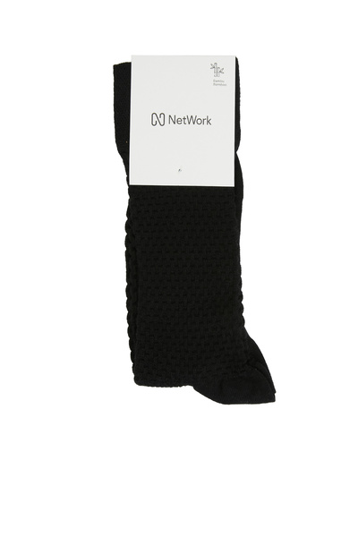 Network Siyah Bambu Çorap