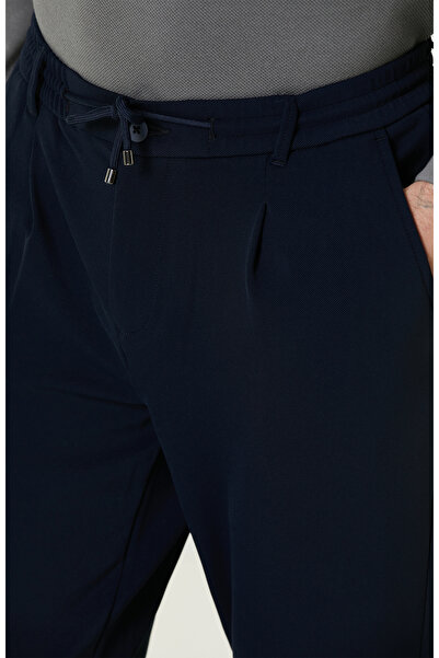Network Lacivert N-Tech Comfort Örme Pantolon