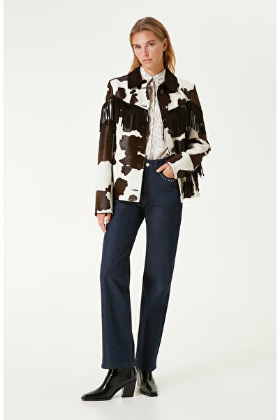 Network Koyu Indigo Mavi Trok Detaylı Denim Pantolon