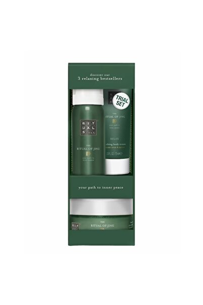 Rituals Set Rituals The Ritual of Jing Body cream, 70 ml Body scrub, 125 ml Shower gel, 50 ml