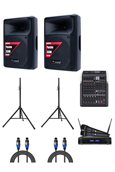 MELVED MÜZİK 8 INC 8 PARÇA PASİF HOPARLÖR DAVET EVİ KINA ORGANİZASYON DÜĞÜN S...