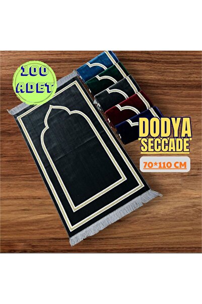 OBRNHOMEN Lüks Kadife Seccade Namazlık – Az Desenli, Yumuşak Dokulu ve Kalite...