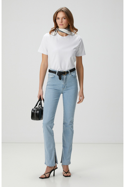 Network Açık Indigo Mavi Denim Pantolon