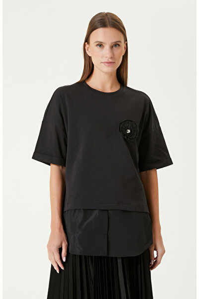 Network Siyah T-shirt