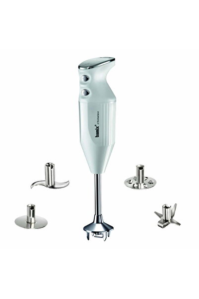 Bamix M350, MAXX EL BLENDERİ ÖMÜR BOYU MOTOR GARANTİLİ 350W,4 BIÇAKLI-BEYAZ