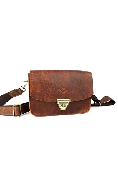 deri,se club Handmade Unisex Genuine Leather Messenger Shoulder Bag