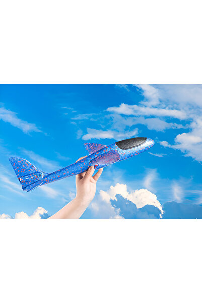 KanatGo Çocuk Köpük Uçak Oyuncak – Elle Atılan Dayanıklı ve Eğlenceli El Planörü ✈️(1 ADET)