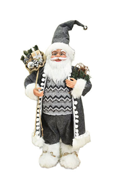 Next Plus سانتا كلوز بطول 1 متر، زينة عيد الميلاد الرائعة والتفصيلية، ديكور د...