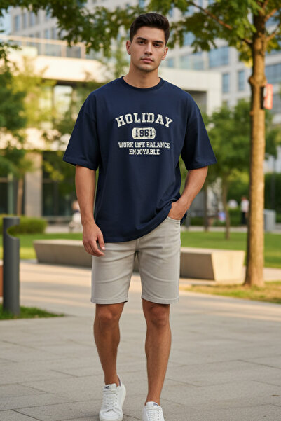 UNCİA OUTDOORS TRICOU BASIC UNISEX OVERSIZE CU IMPRIMEU DE SĂRBĂTORI MALKOÇBEY