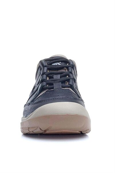 Rakerplus Genuine Leather Black Sand Lace-Up Children's Outdoor Shoes