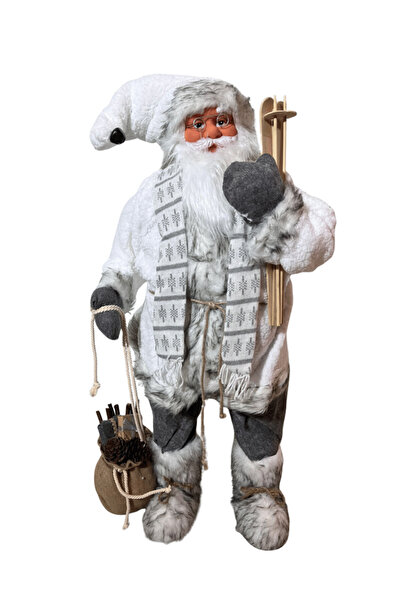 Next Plus Santa Claus 1 Meter Santa Claus Magnificent Detailed Christmas Ornament Christmas Decor Indoor and Outdoor