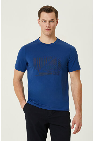 Network N-Tech Lacivert Baskılı T-Shirt