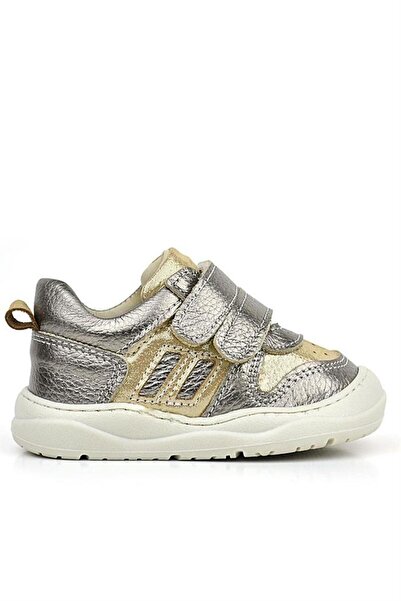 Rakerplus Schaggy Genuine Leather Gold Baby Sneakers