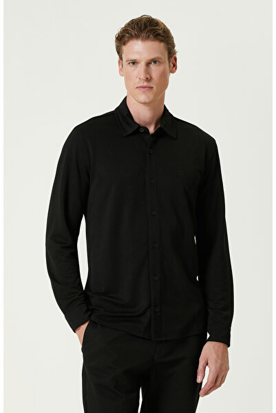 Network Siyah Gömlek