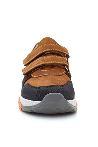 Rakerplus Genuine Leather Tan Children's School Sports Shoes