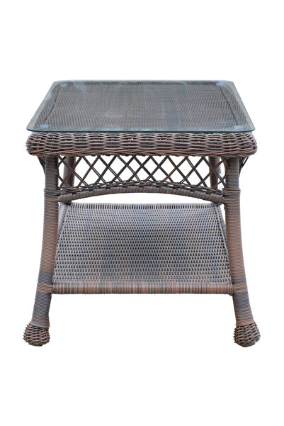 Maison Mex Masuta cafea gradina/terasa, SUSAN, L.90 l.45.5 H.43 cm, maro