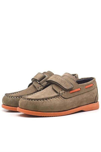 Rakerplus Simurg Genuine Leather Sand Color Boys' Shoes