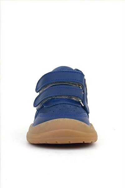 Rakerplus Schaggy Baby Sneakers - Genuine Leather, Navy Blue Yellow