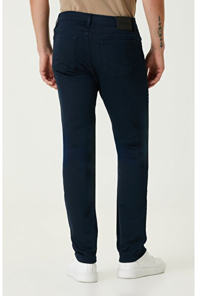 Network Lacivert Casual Pantolon