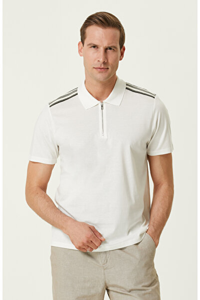 Network Ekru Polo Yaka T-shirt