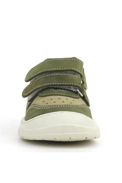 Rakerplus Schaggy Genuine Leather Khaki Green Baby Sneakers