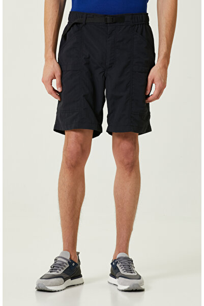 Network N-Tech Siyah Beli Lastikli Kargo Cep Şort