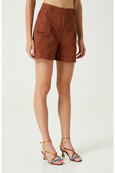 Network Kahverengi Mini Şort