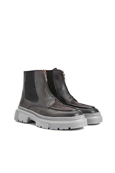 Network Gri Erkek Deri Bot