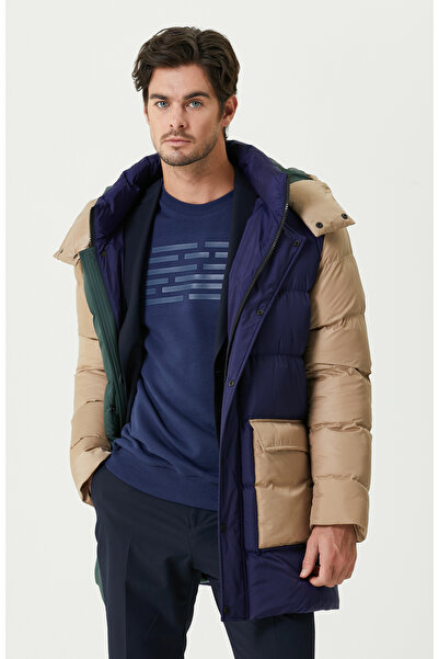 Network Lacivert Camel Mont