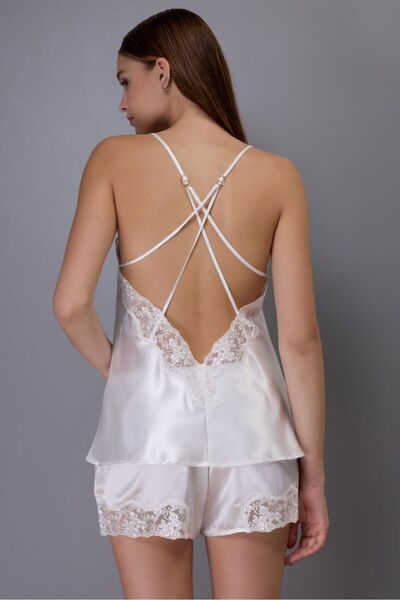 AYYILDIZ Σετ σορτς εκρού 3909