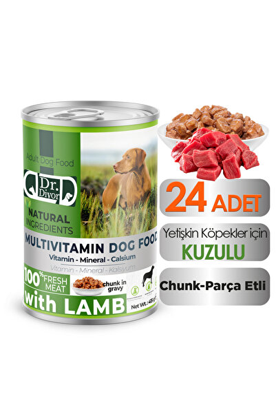 DR.DİYOR DR. Diyor Kuzu Etli Yetişkin Köpek Maması 24 Adet